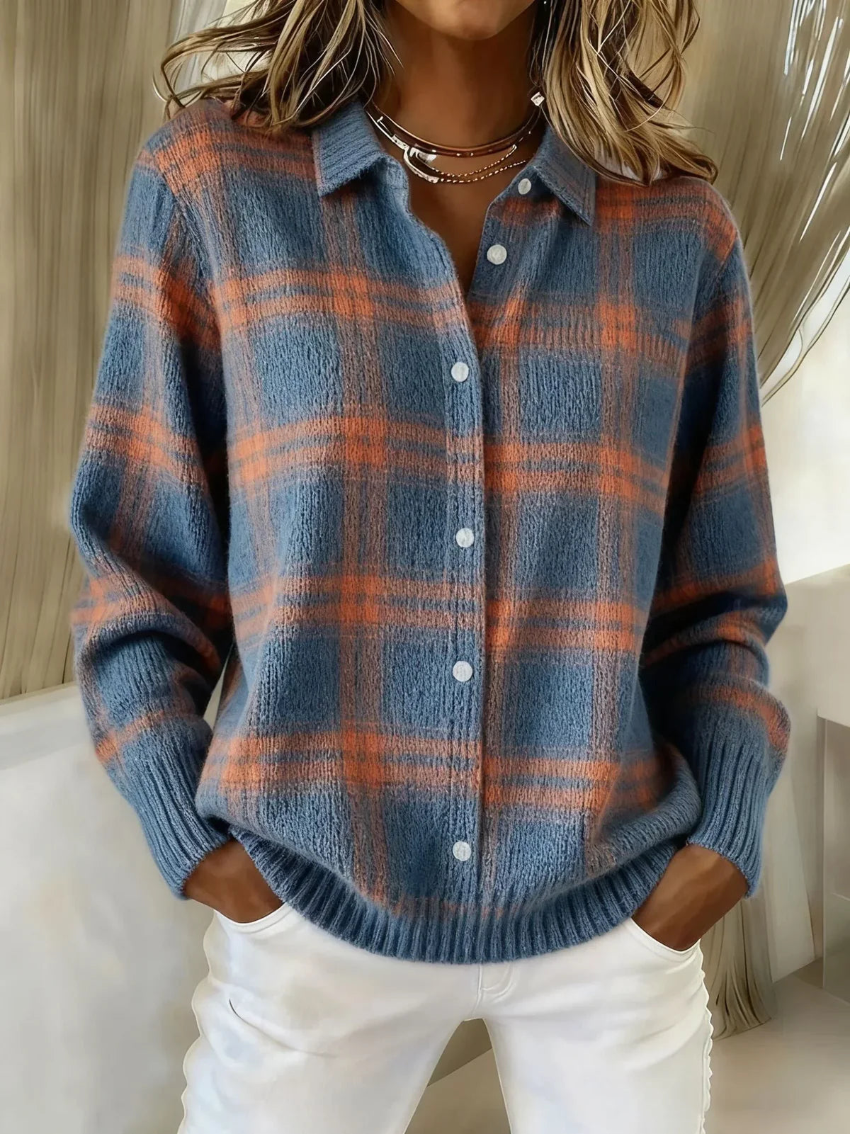Carlotta | Cardigan a quadri