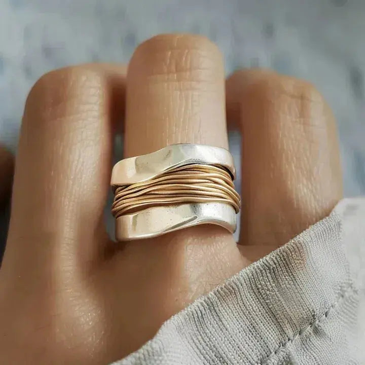 Adelaide | Anello bicolore