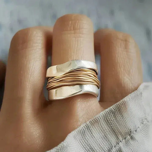 Adelaide | Anello bicolore
