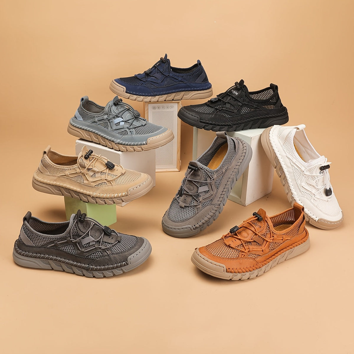 Daniela | Sneakers traspiranti in rete con lacci a strozzo