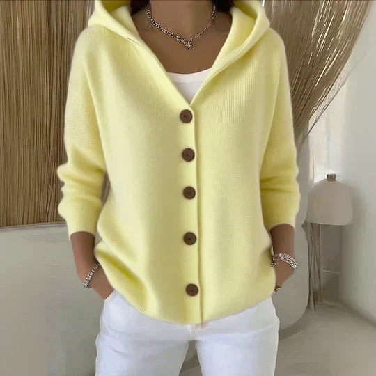 Roberta | Cardigan con cappuccio
