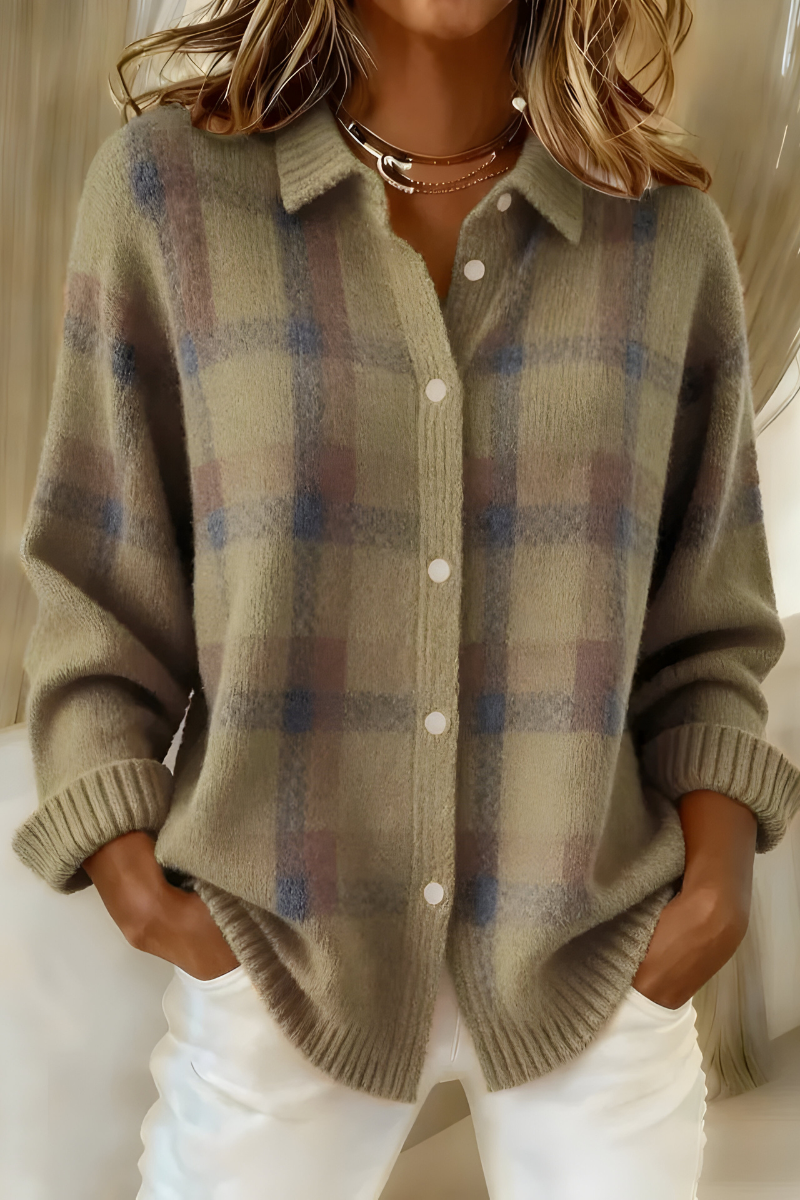 Carlotta | Cardigan a quadri