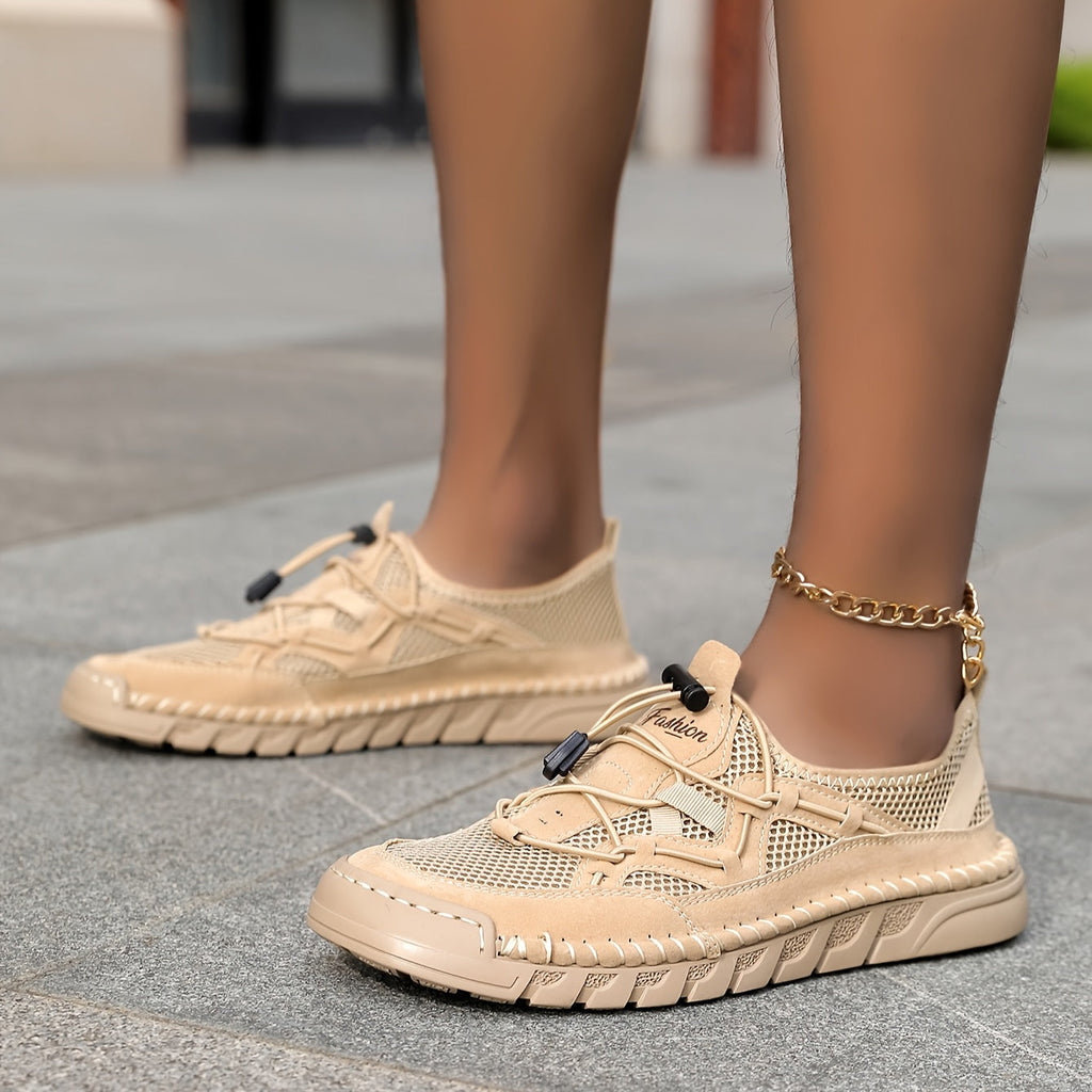 Daniela | Sneakers traspiranti in rete con lacci a strozzo