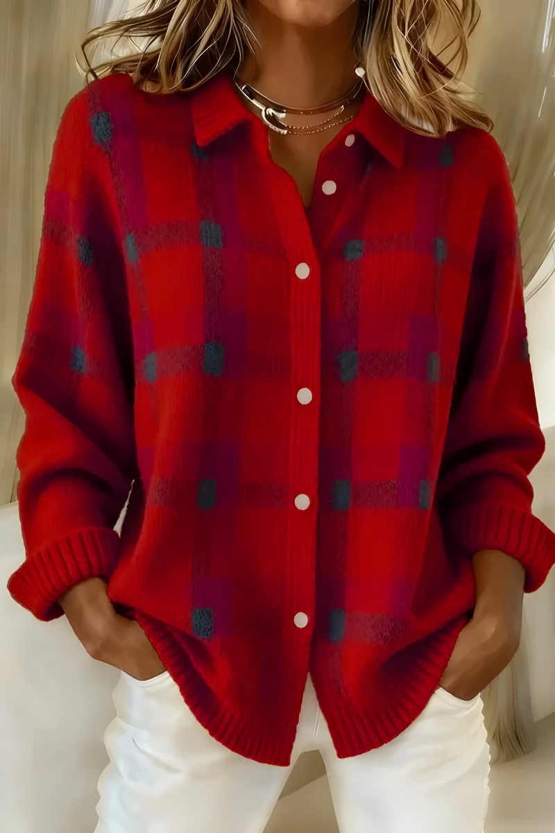 Carlotta | Cardigan a quadri