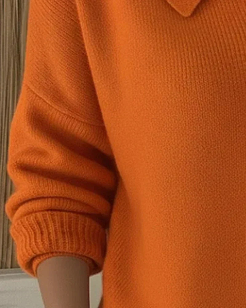 Stella | Cardigan con collo alla camicia