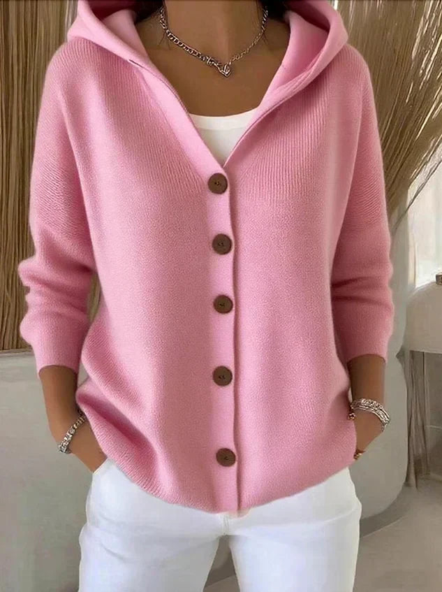 Roberta | Cardigan con cappuccio