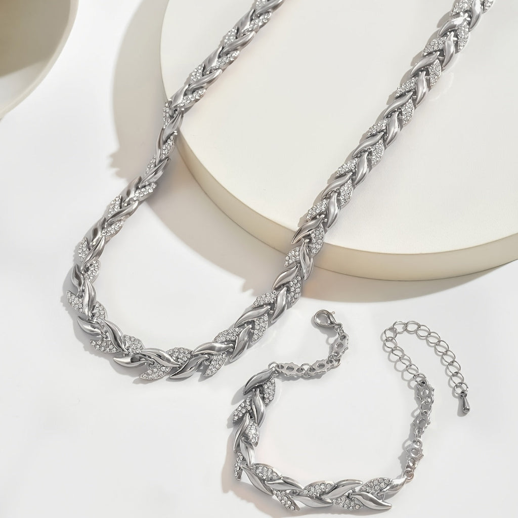 Matilde | Parure con maglie lavorate