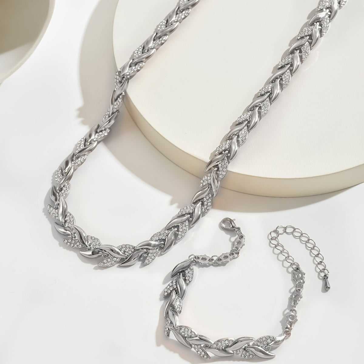 Matilde | Parure con maglie lavorate