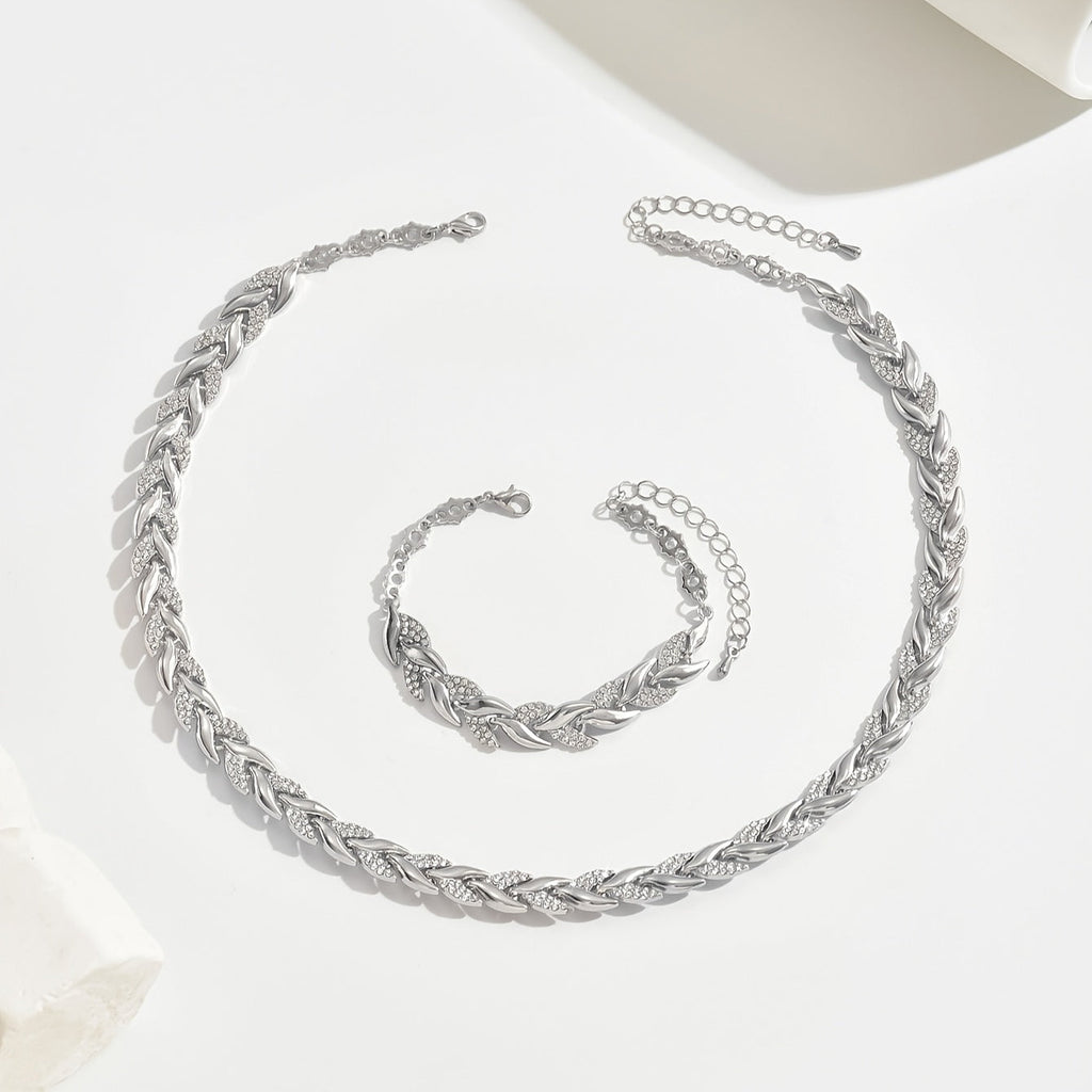 Matilde | Parure con maglie lavorate