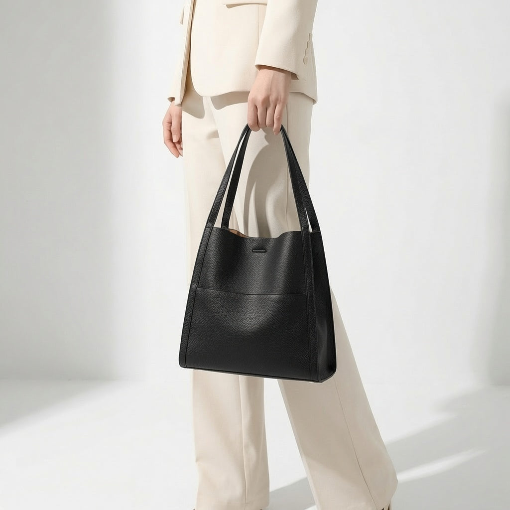 Evelina | Borsa shopper con manici lunghi