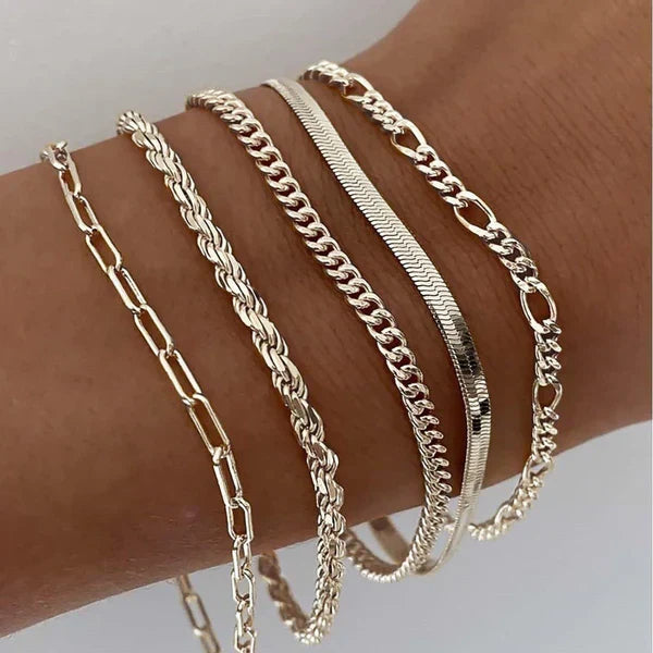 Letizia | Set di cinque bracciali