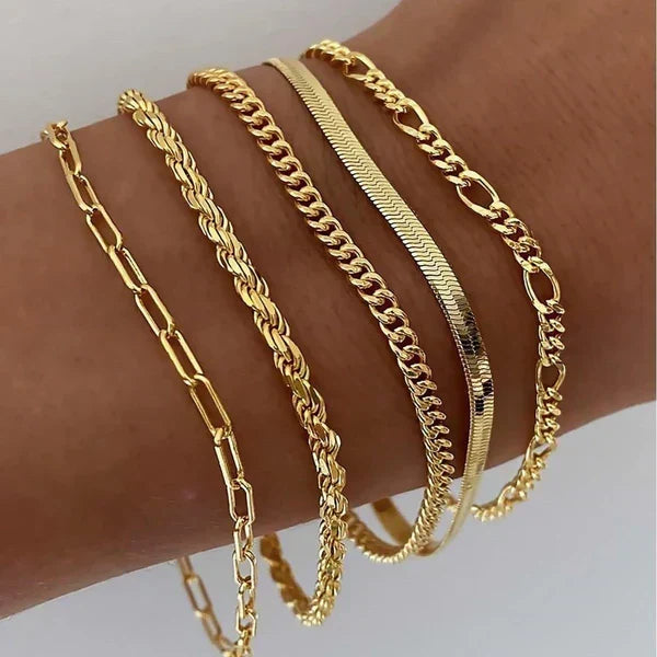 Letizia | Set di cinque bracciali