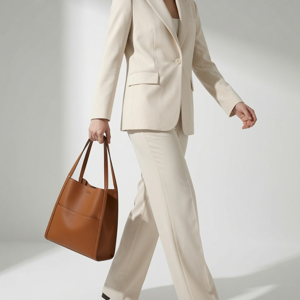 Evelina | Borsa shopper con manici lunghi