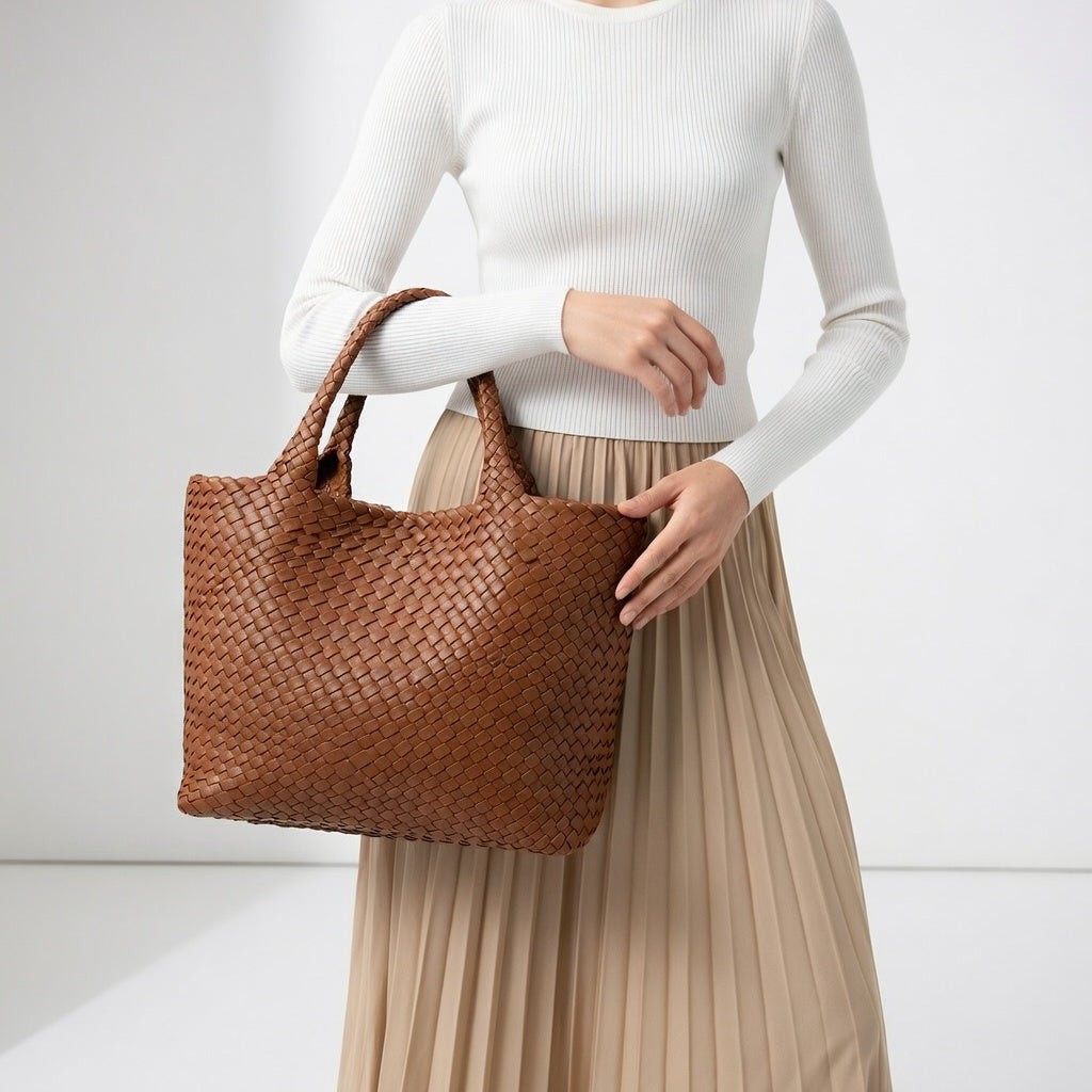 Dorotea | Borsa shopper intrecciata