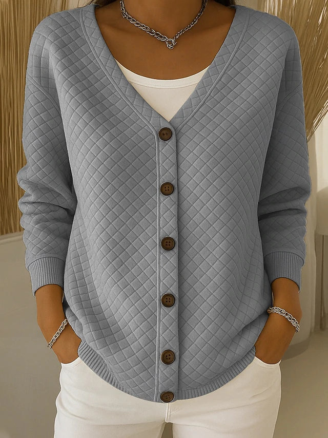Lorenza | Cardigan trapuntato con bottoni
