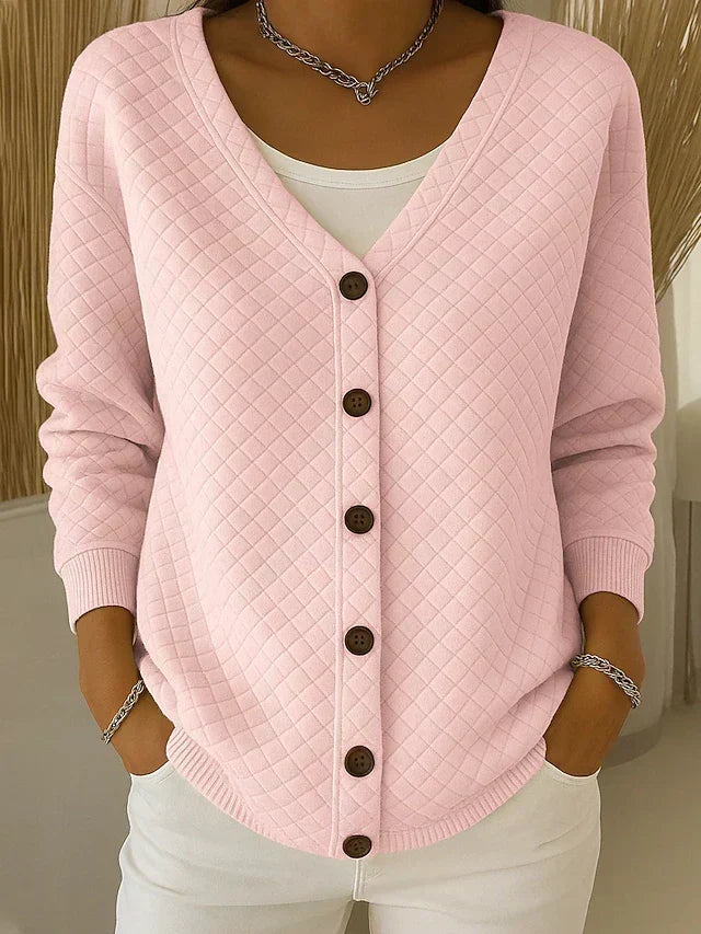 Lorenza | Cardigan trapuntato con bottoni