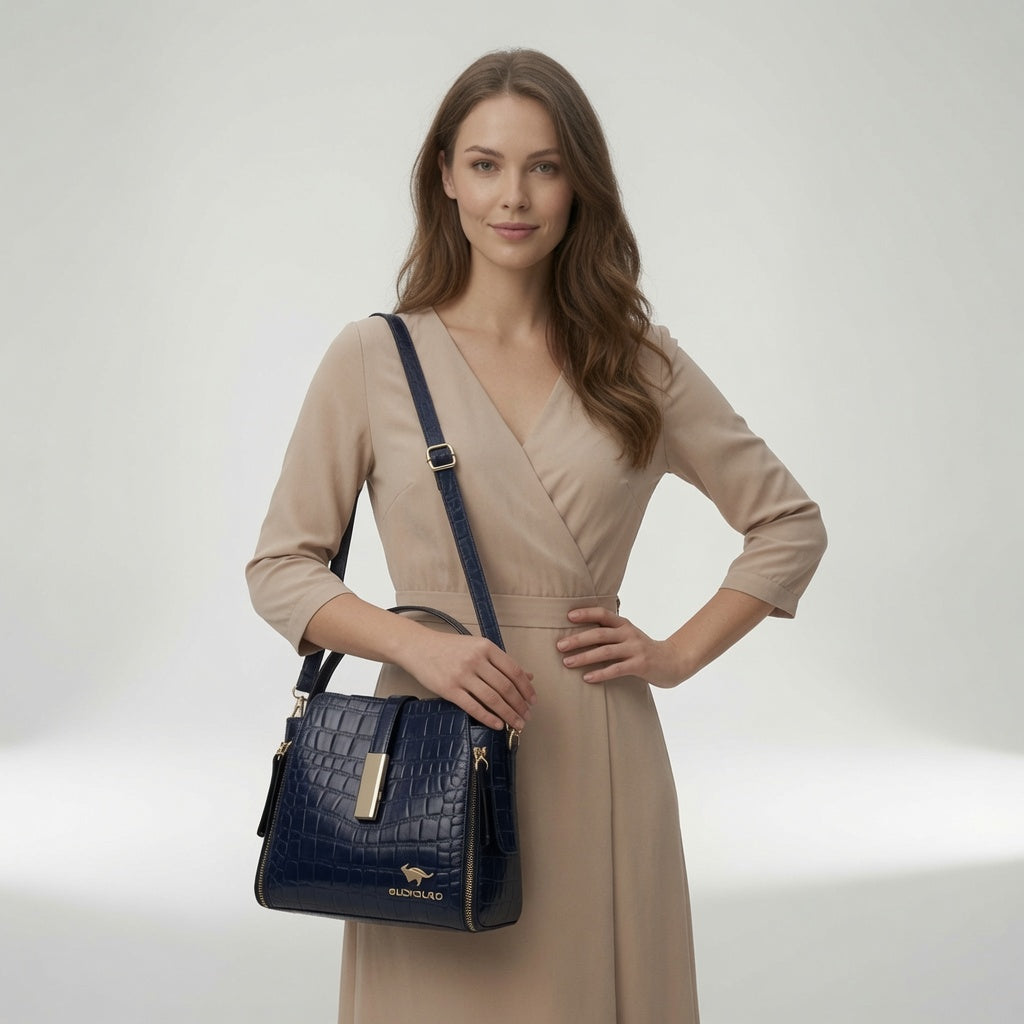 Aurelia | Borsa a mano effetto cocco