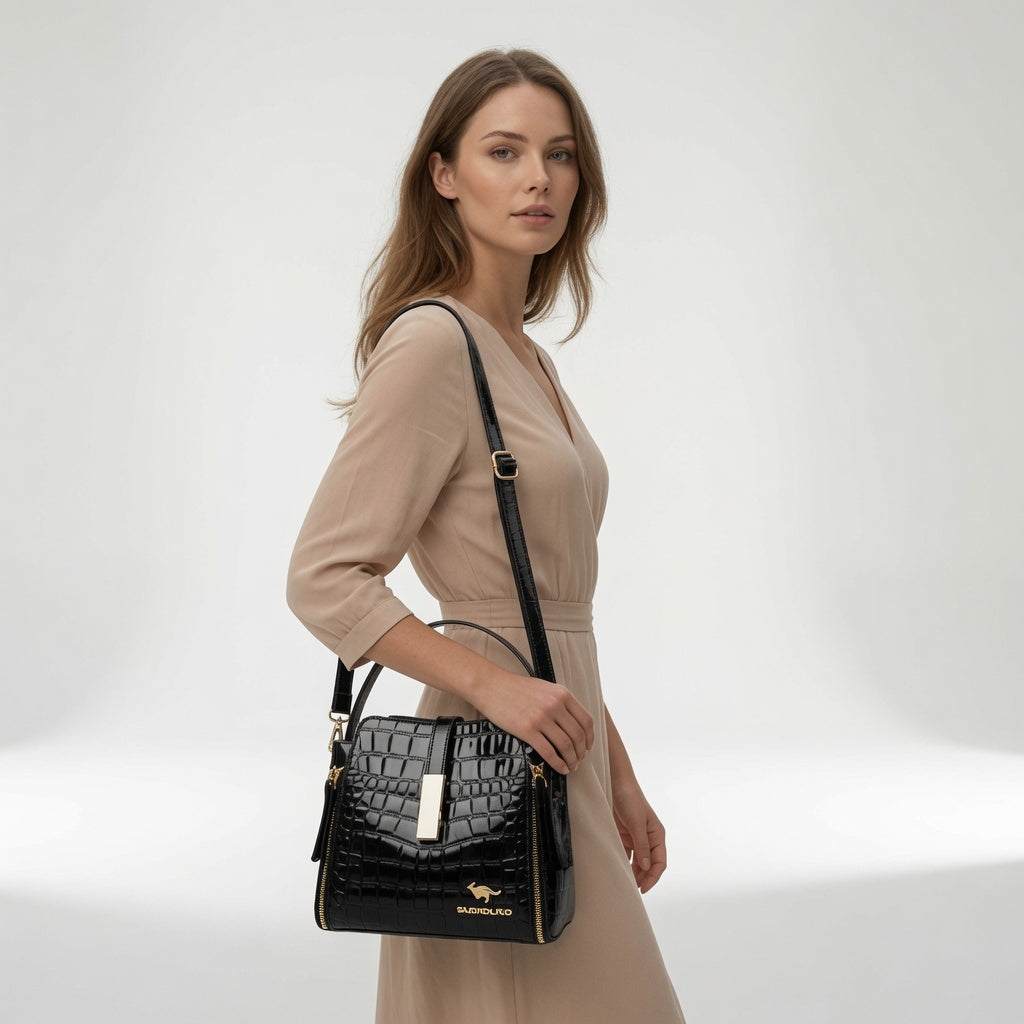 Aurelia | Borsa a mano effetto cocco