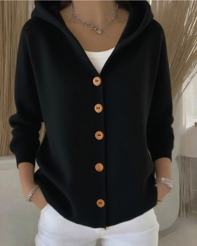 Roberta | Cardigan con cappuccio