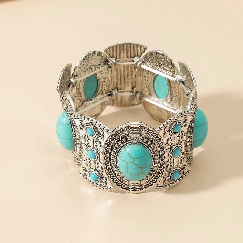 Arianna | Bracciale boho con dettagli turchesi