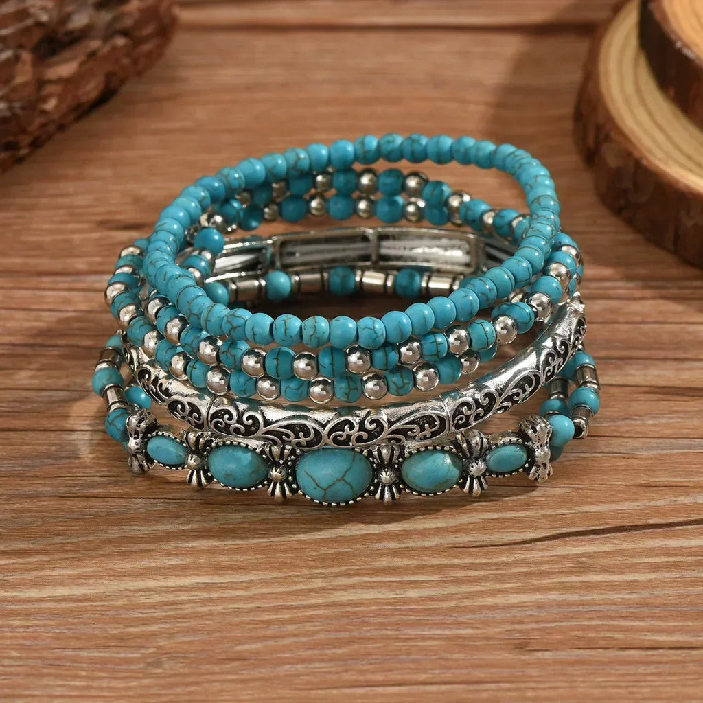 Diana | Set di bracciali turchesi