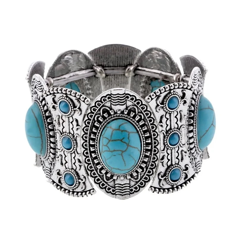 Arianna | Bracciale boho con dettagli turchesi