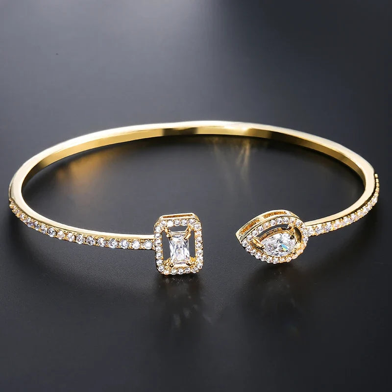 Luce | Bracciale bangle geometrico