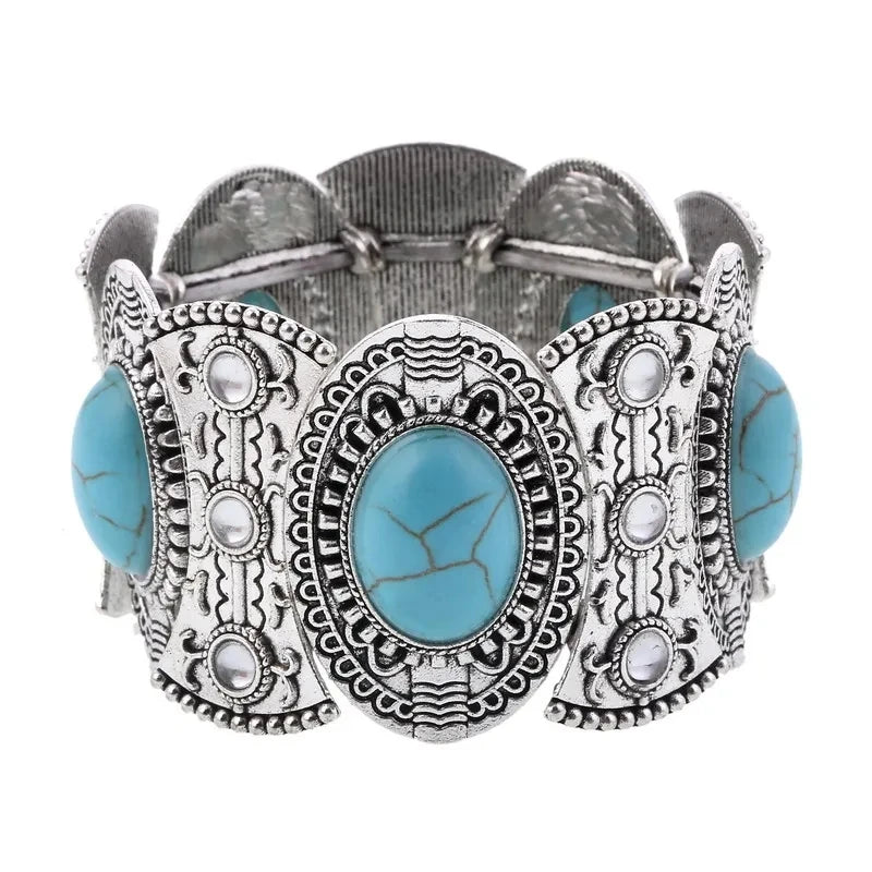 Arianna | Bracciale boho con dettagli turchesi