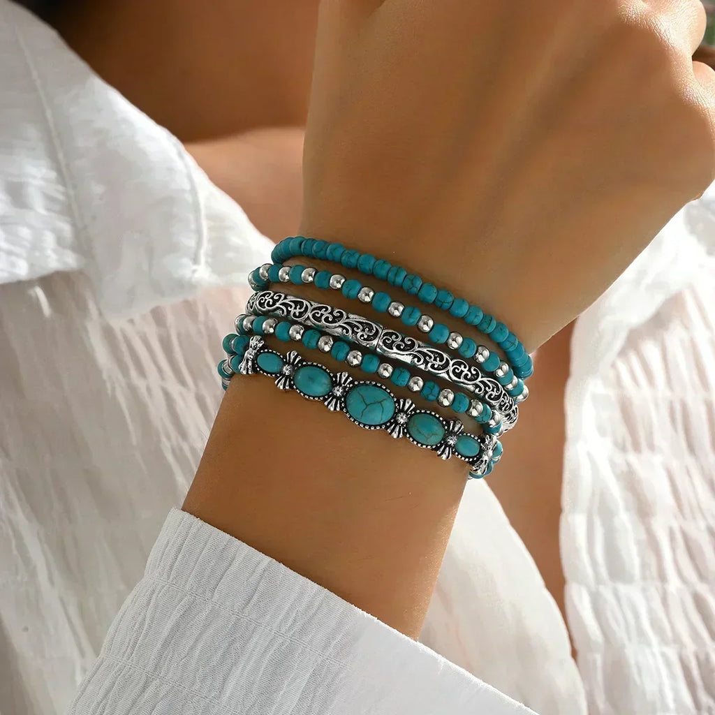 Diana | Set di bracciali turchesi