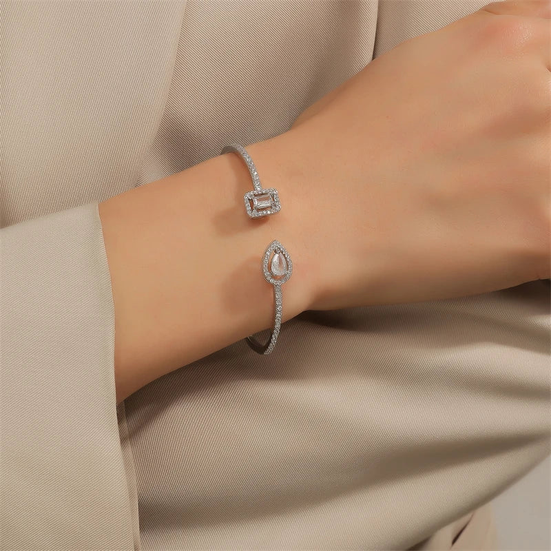 Luce | Bracciale bangle geometrico