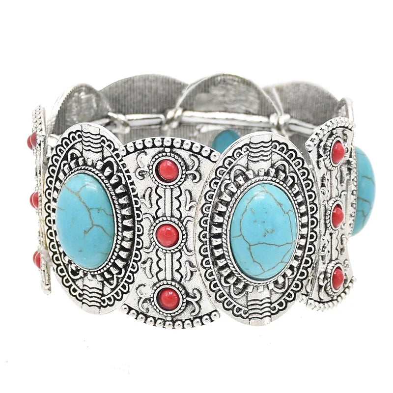 Arianna | Bracciale boho con dettagli turchesi