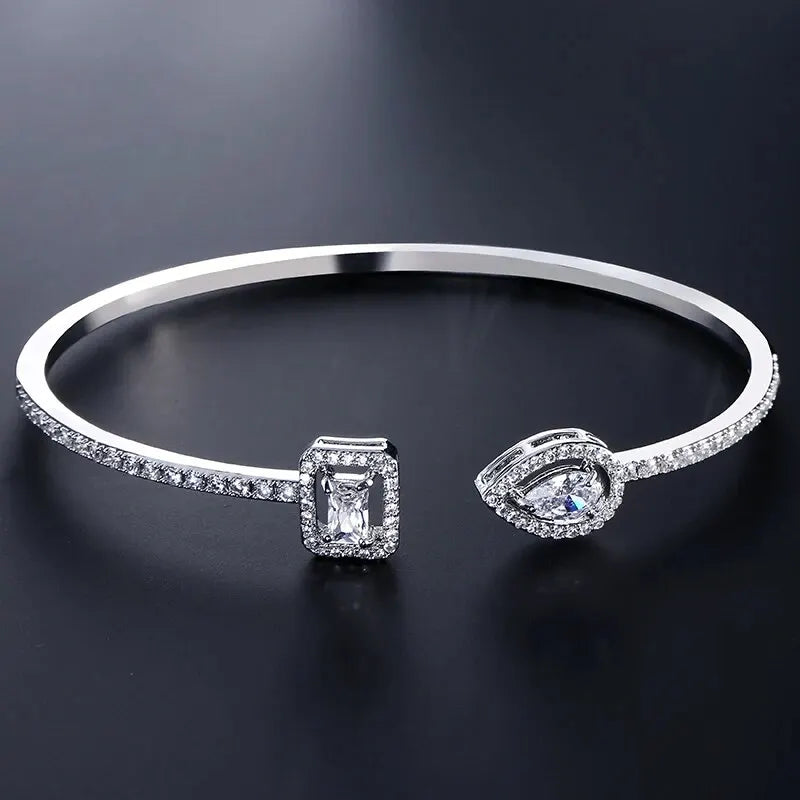 Luce | Bracciale bangle geometrico