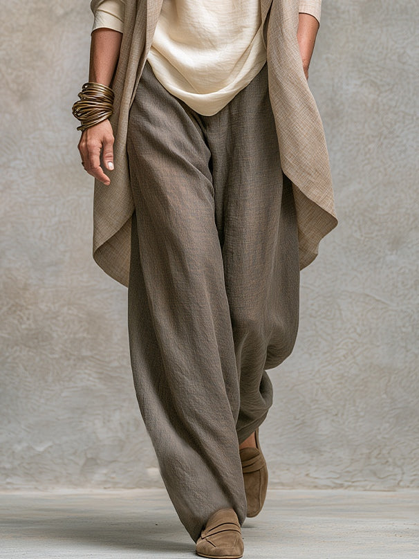 Emanuela, coordinato tre pezzi con cardigan lungo e top a maniche lunghe