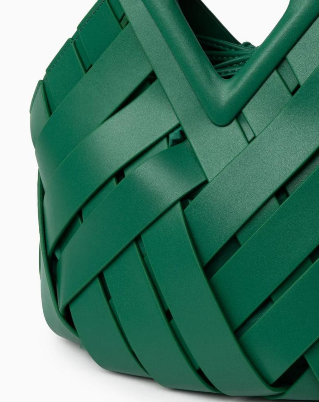 Giulietta | Borsa intrecciata effetto pelle - Verde