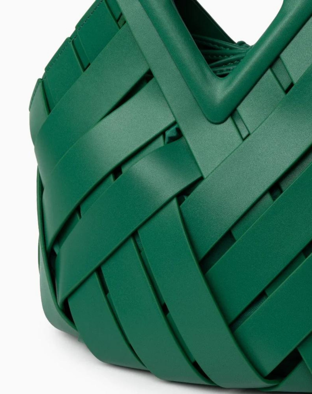 Giulietta | Borsa intrecciata effetto pelle - Verde