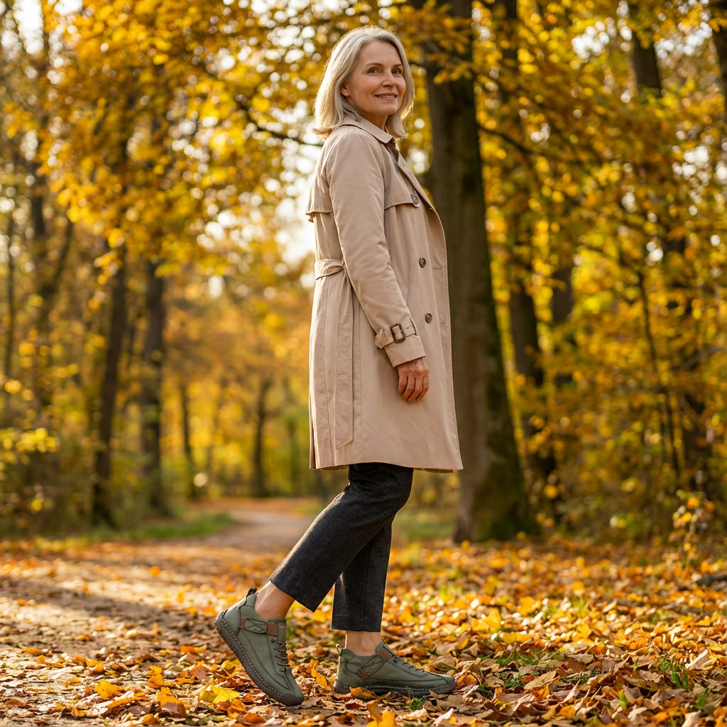 Paola, sneakers basse con chiusura a strappo e lacci elastici, verde militare