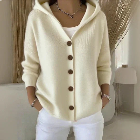 Roberta | Cardigan con cappuccio