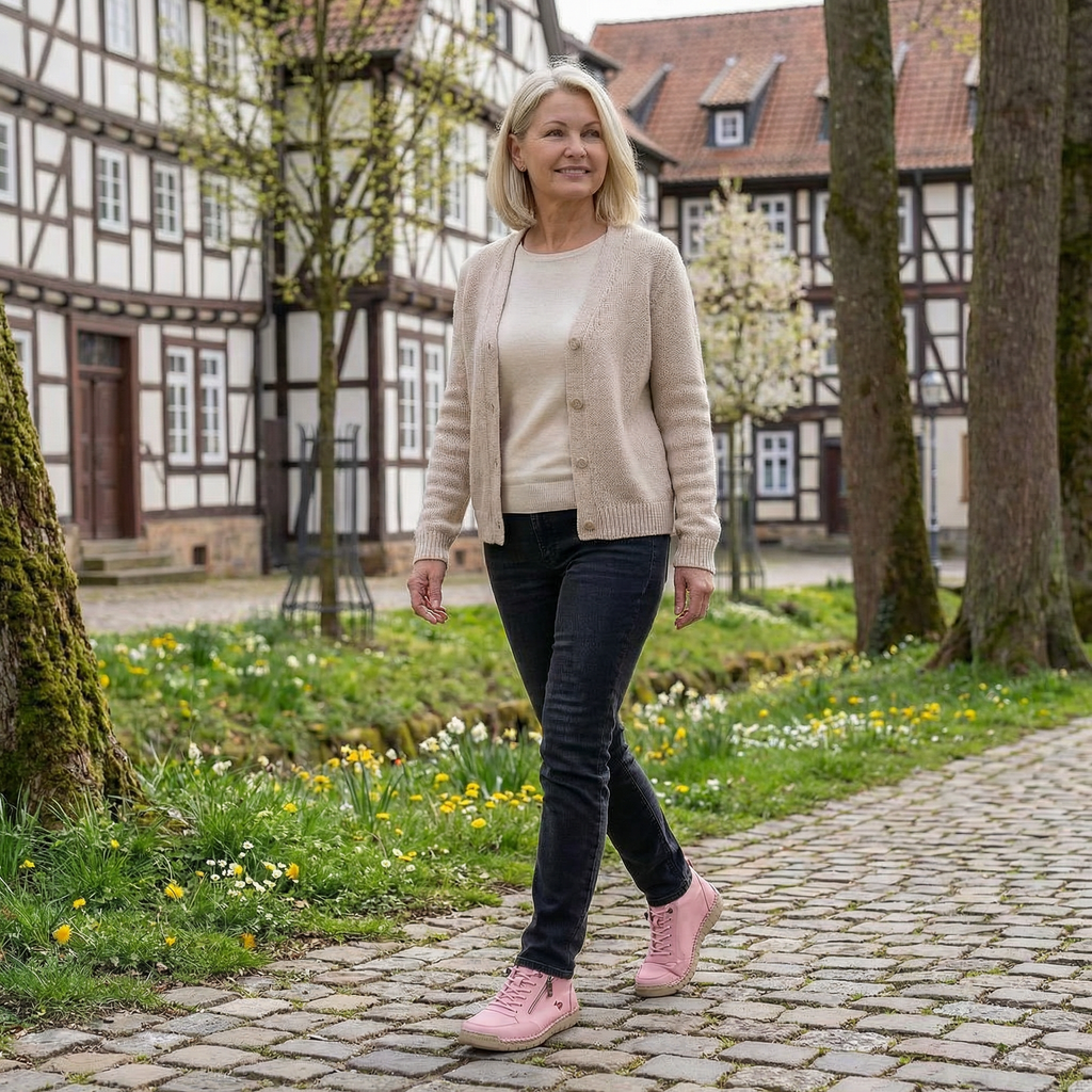 Francesca | Sneakers con zip laterale e lacci elastici