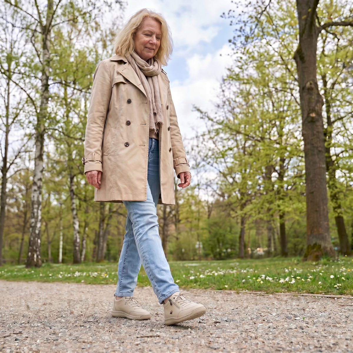 Francesca | Sneakers con zip laterale e lacci elastici