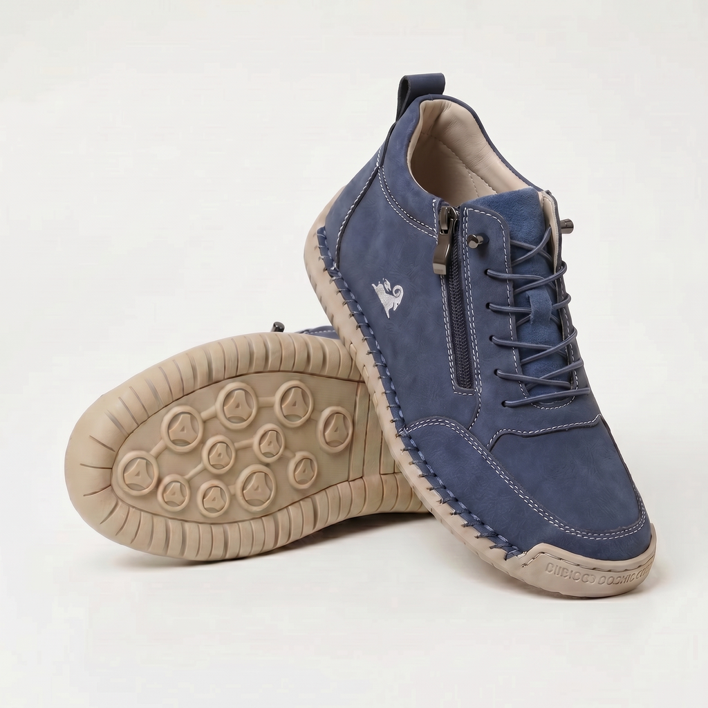 Francesca | Sneakers con zip laterale e lacci elastici