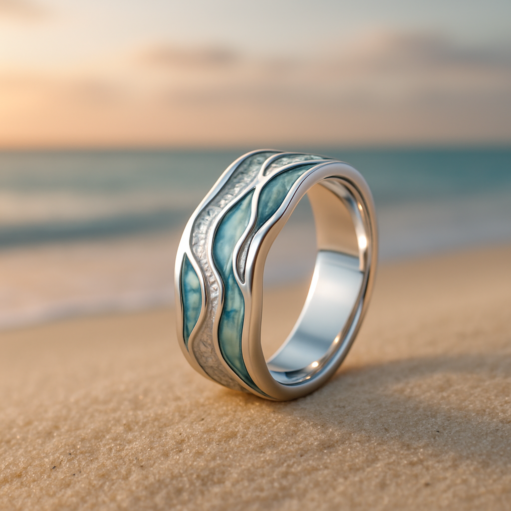 Mirella | Anello con sfumature blu