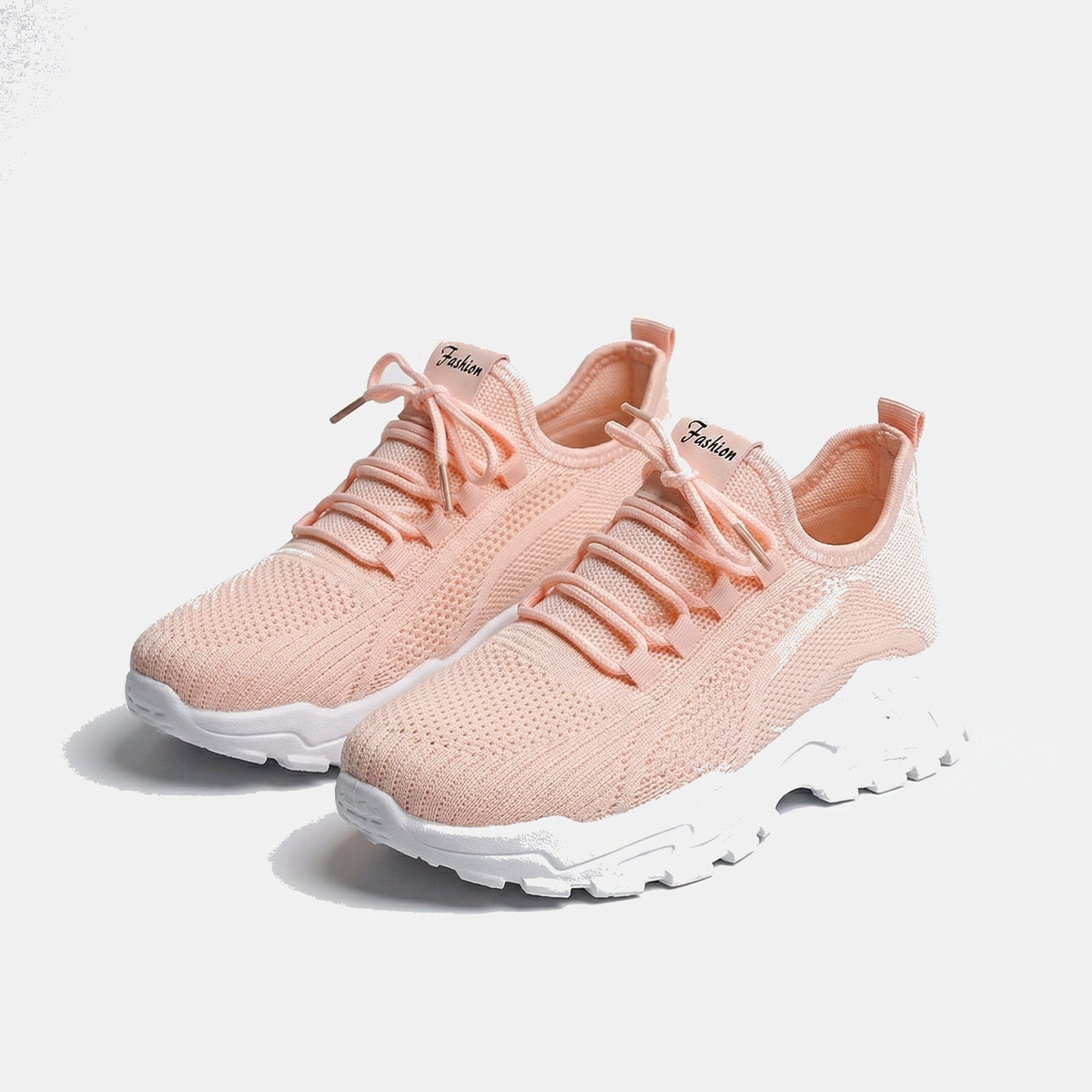 Greta | Sneakers in maglia con suola alta