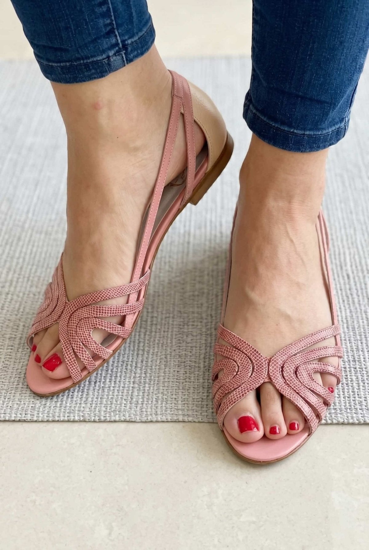 Eleonora | Sandali minimal con fascette