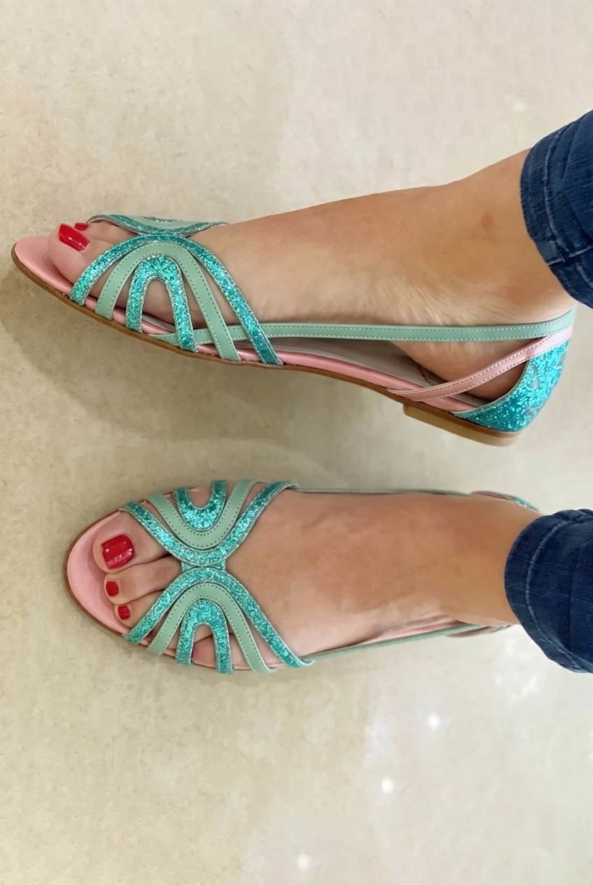 Eleonora | Sandali minimal con fascette